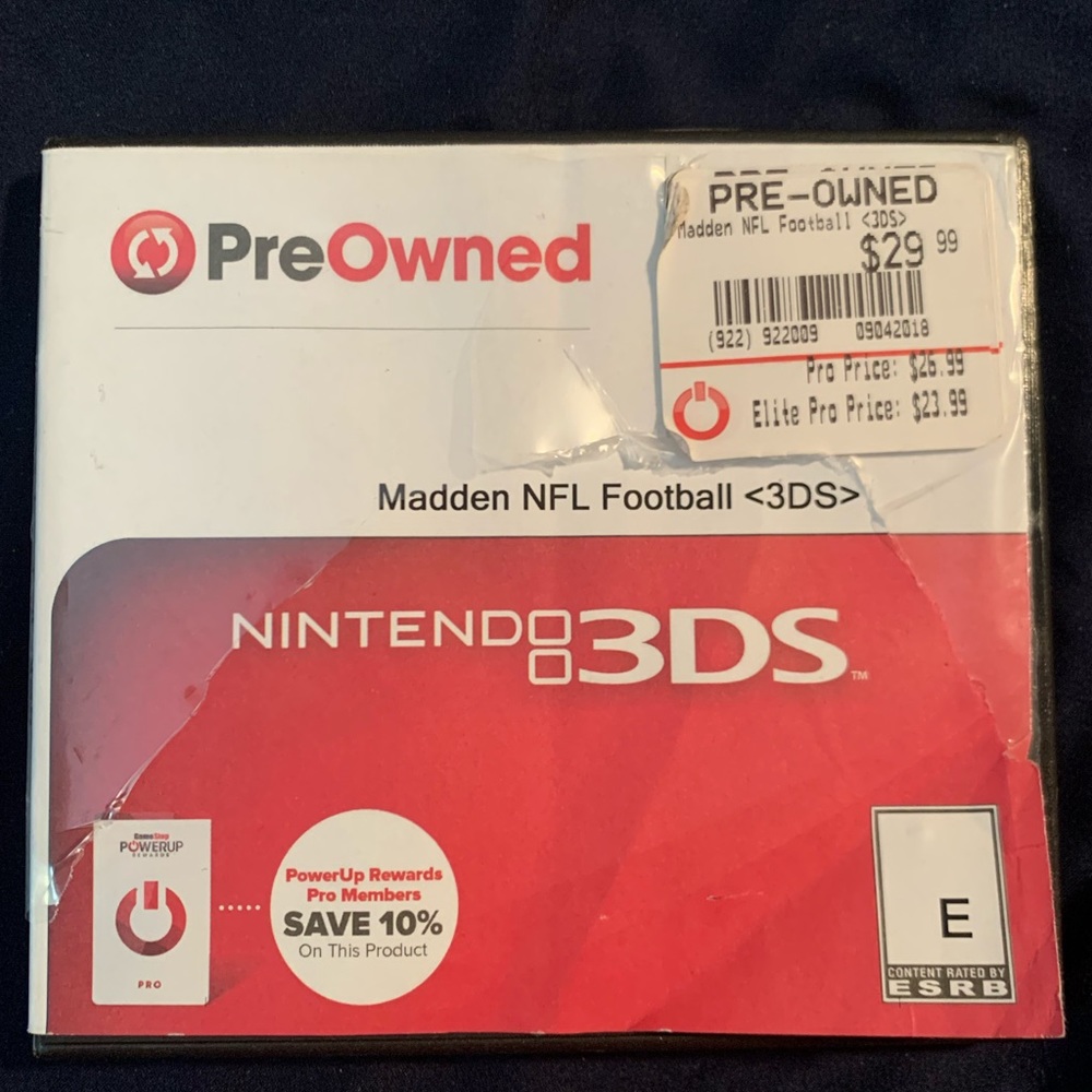 Nintendo 3DS game